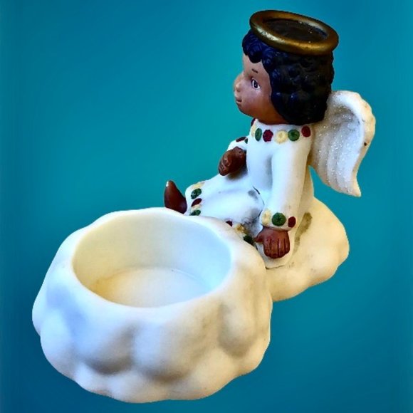 PartyLite Angel Votive Tealight Candle Holder Lot of 2 DAMAGED - Picture 9 of 16